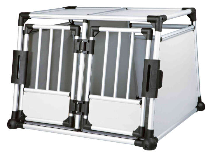 TRIXIE Doppel-Transportbox für Hunde